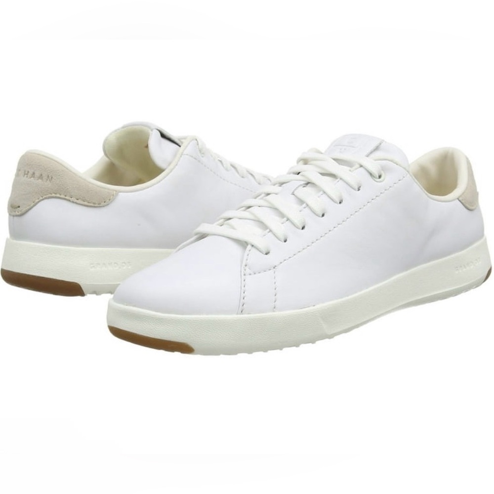 Cole Haan Women's Grandpro Tennis Leather Lace Ox Fashion Shoes size 9 - Picture 2 of 9